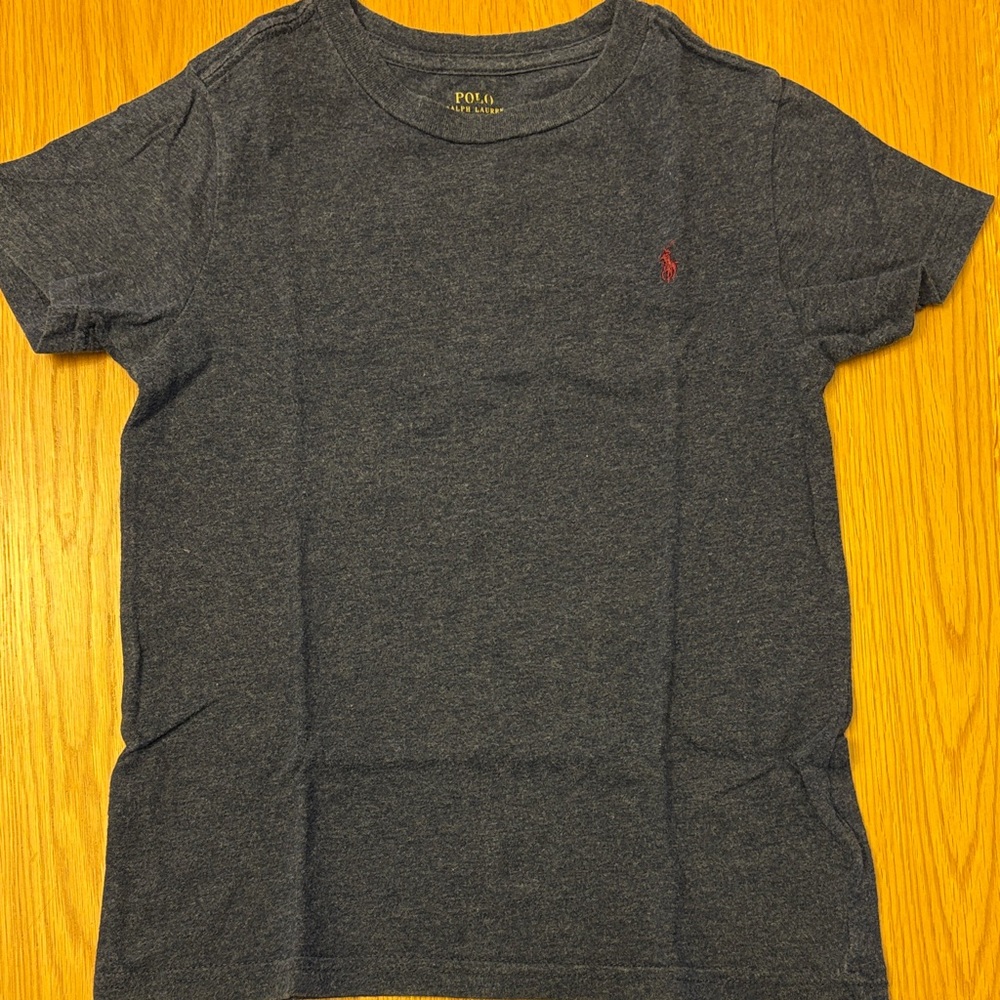 Polo by Ralph Lauren Charcoal Blue Tee Size 6